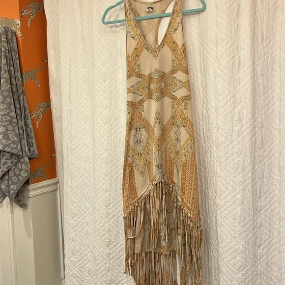 Free People Mauna Loa Fringe Dress - Picture 2 of 8